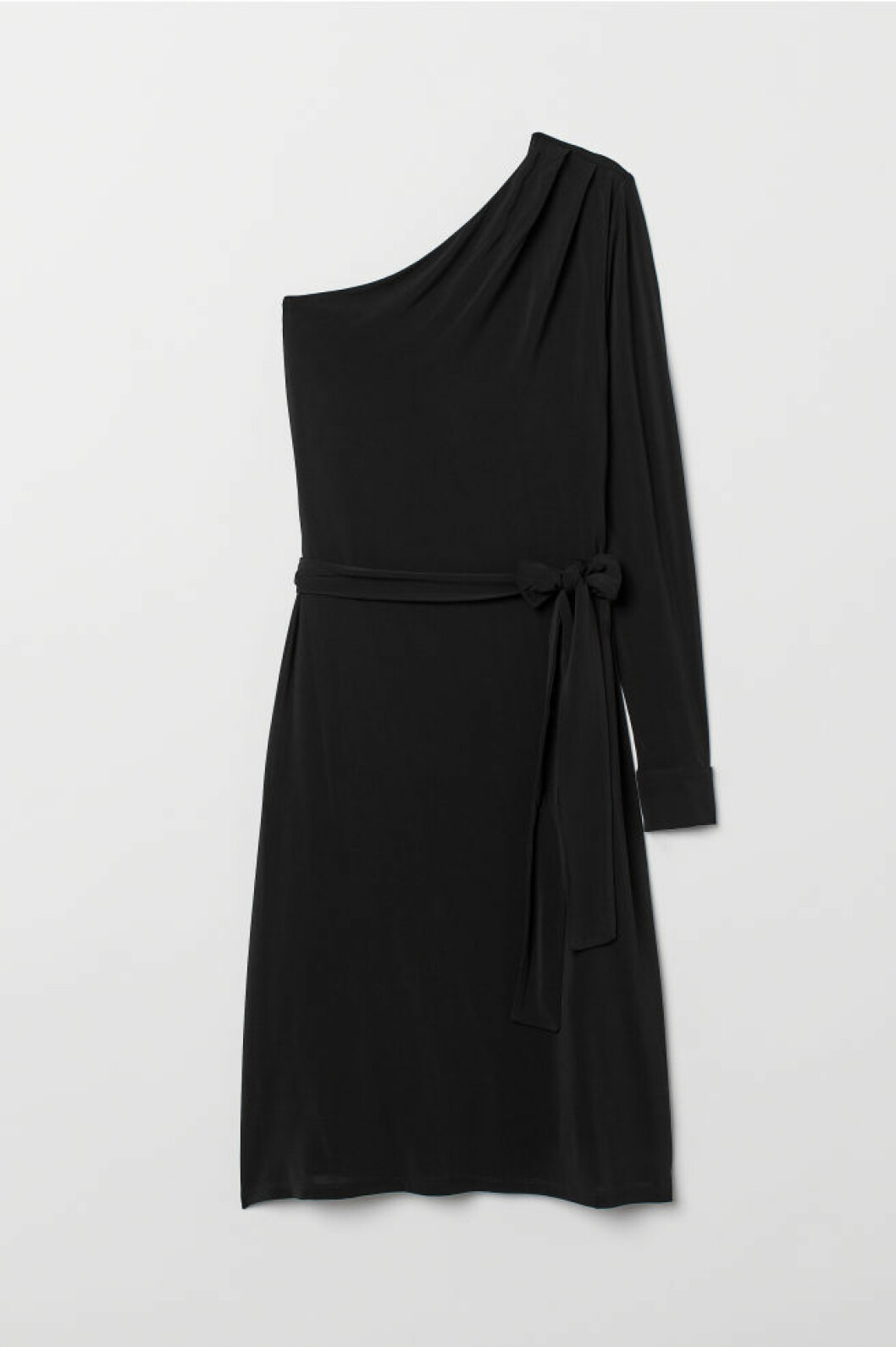 One shoulder klänning