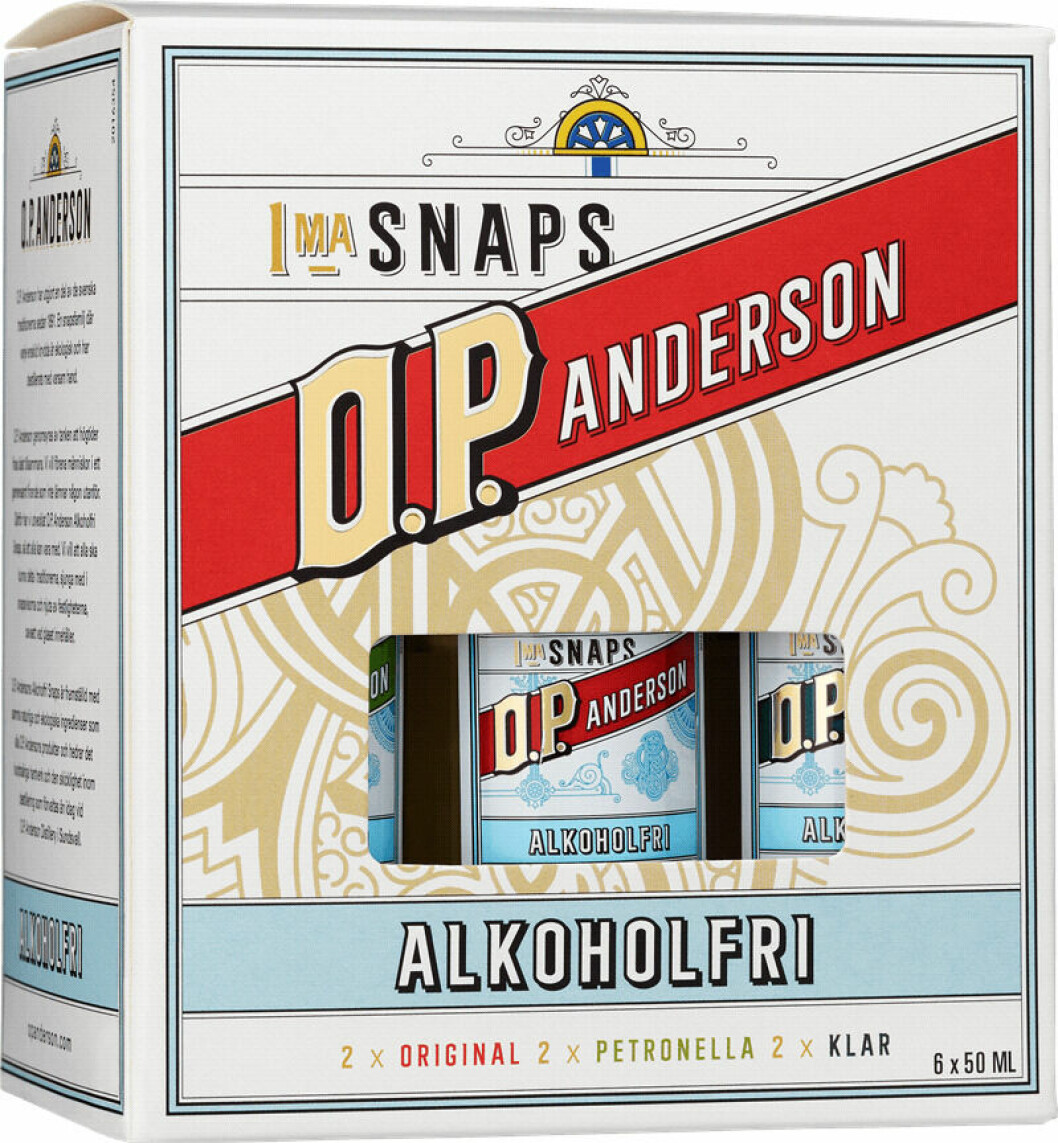 o.p. anderson i alkoholfri snaps