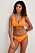orange bikini i ribbad kvalitet för dam från nakd