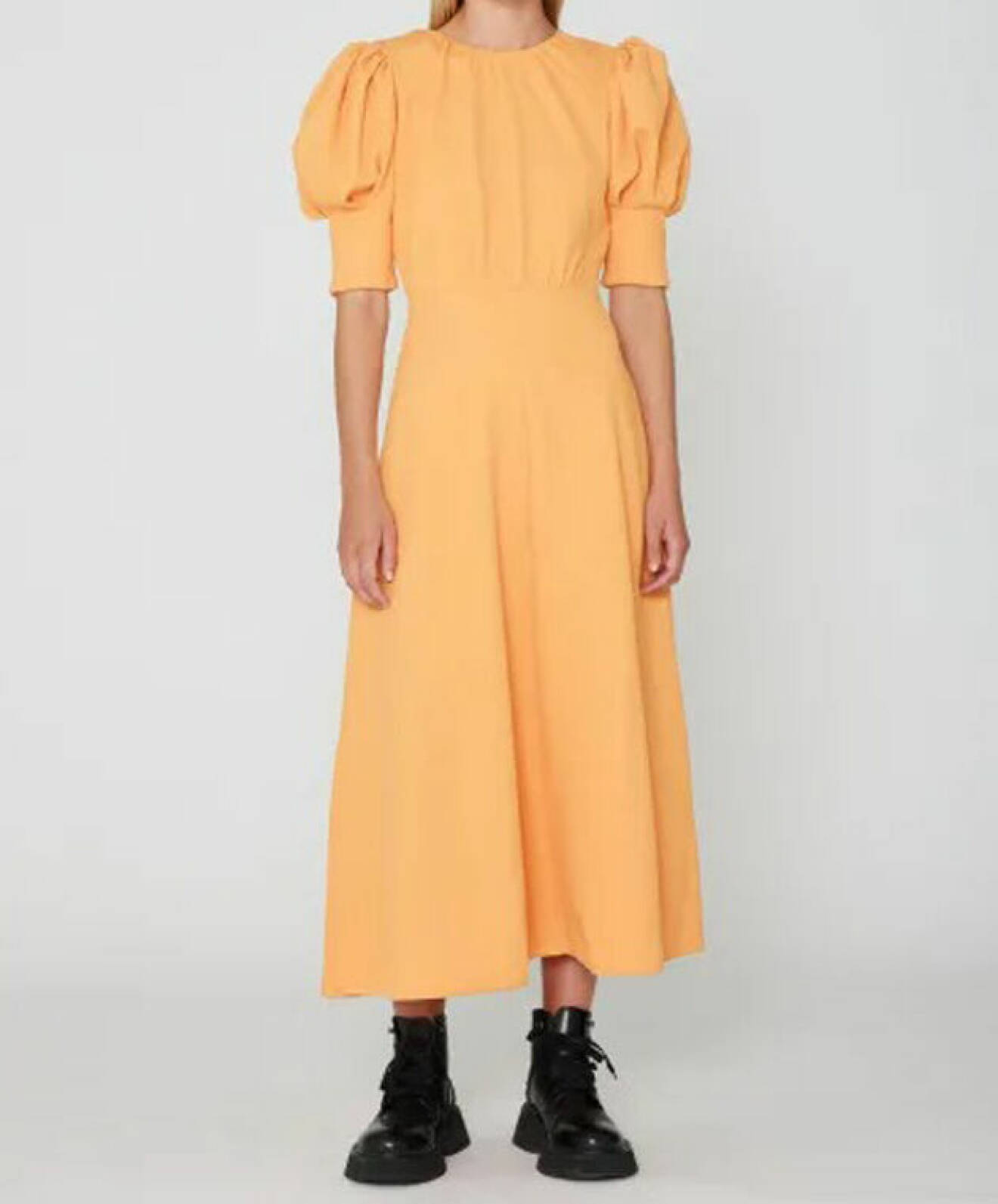 orange puffklänning för dam från Rotate
