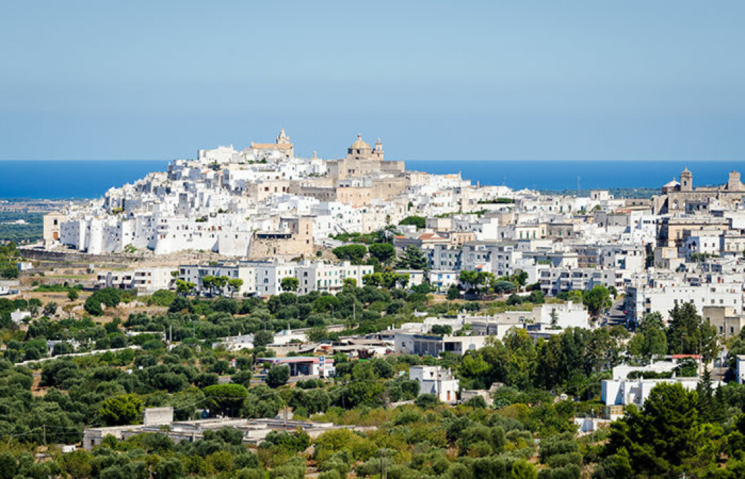 Foto: Shutterstock Ostuni i Apulien, Italien