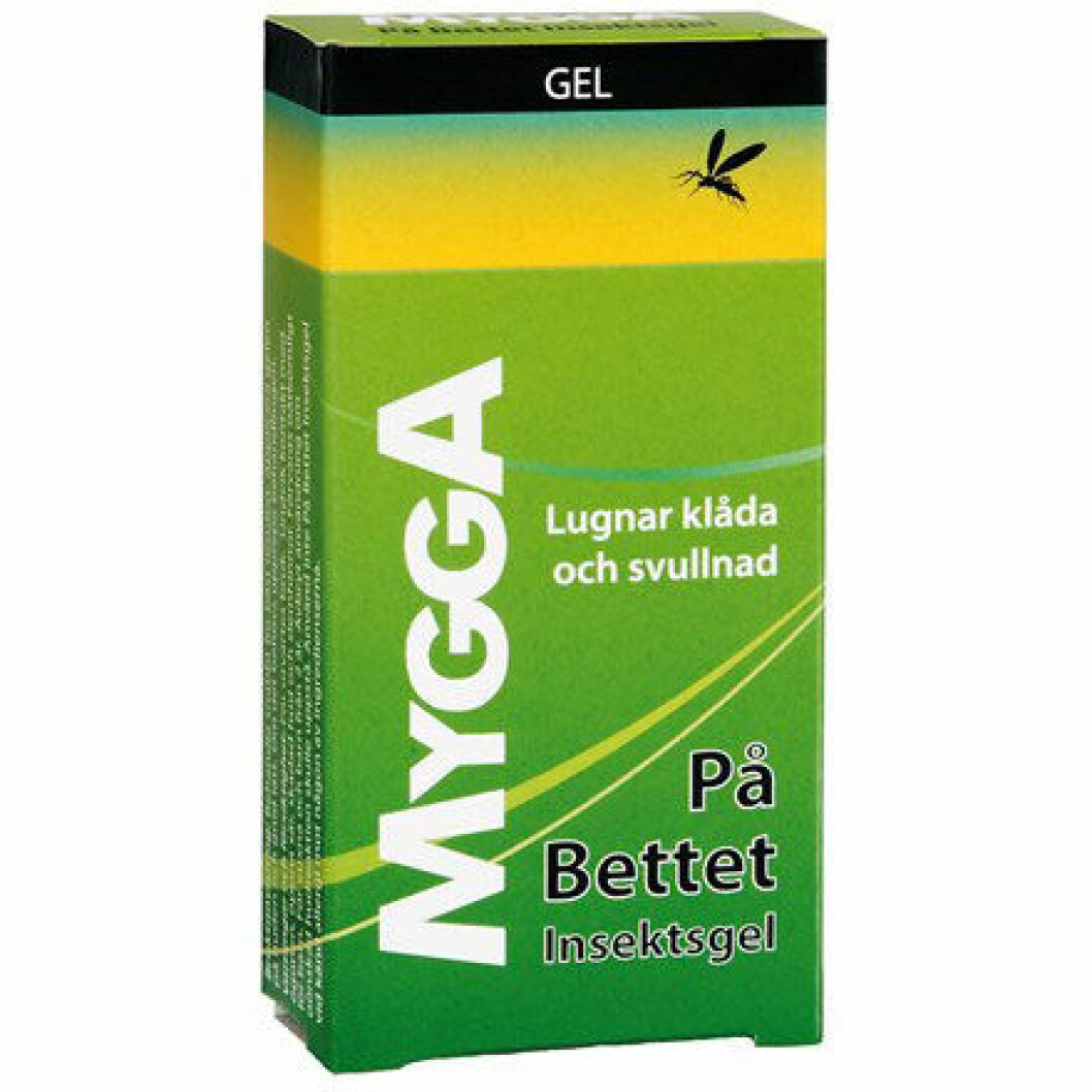 Gel för svidande insektsbett.