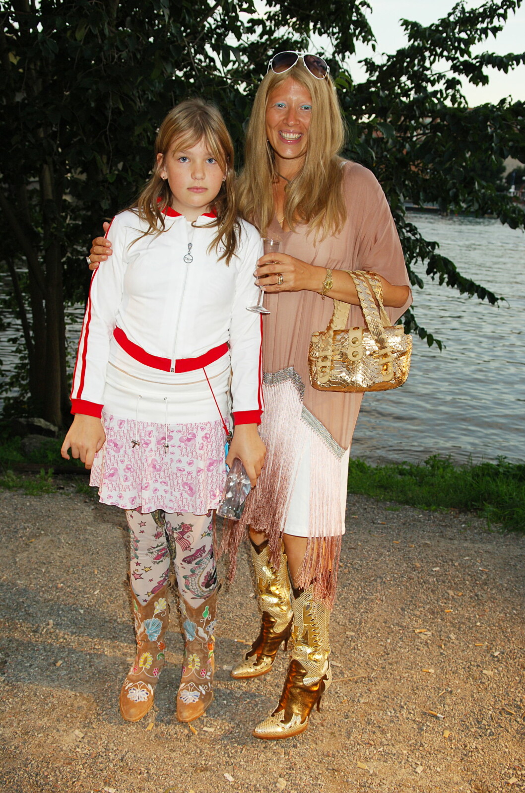 Bianca Norrman med mamma Bianca Borg år 2005. bianca norrman och patricia borg