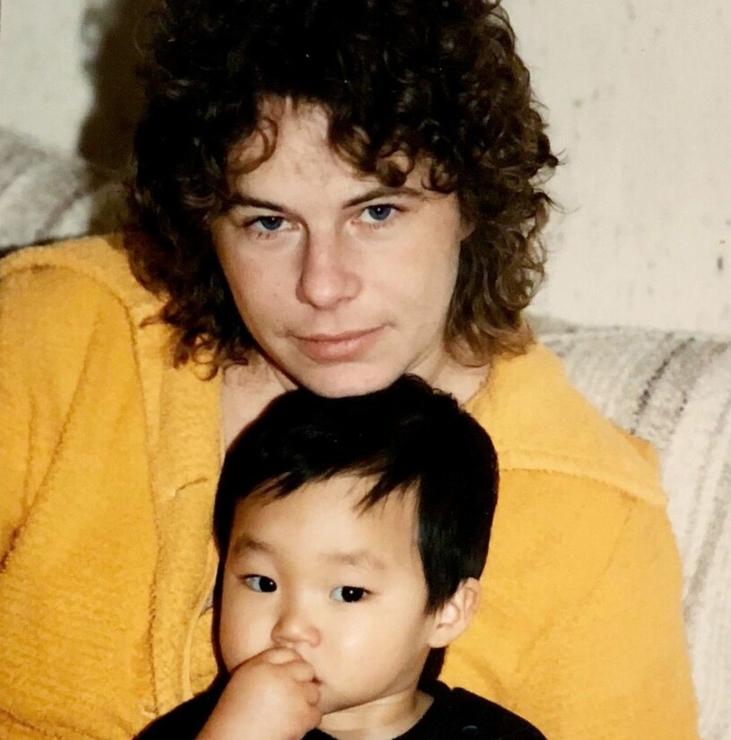 Patrik Lundberg tillsammans med mamma Birgitta. Patrik Lundberg tillsammans med mamma Birgitta.