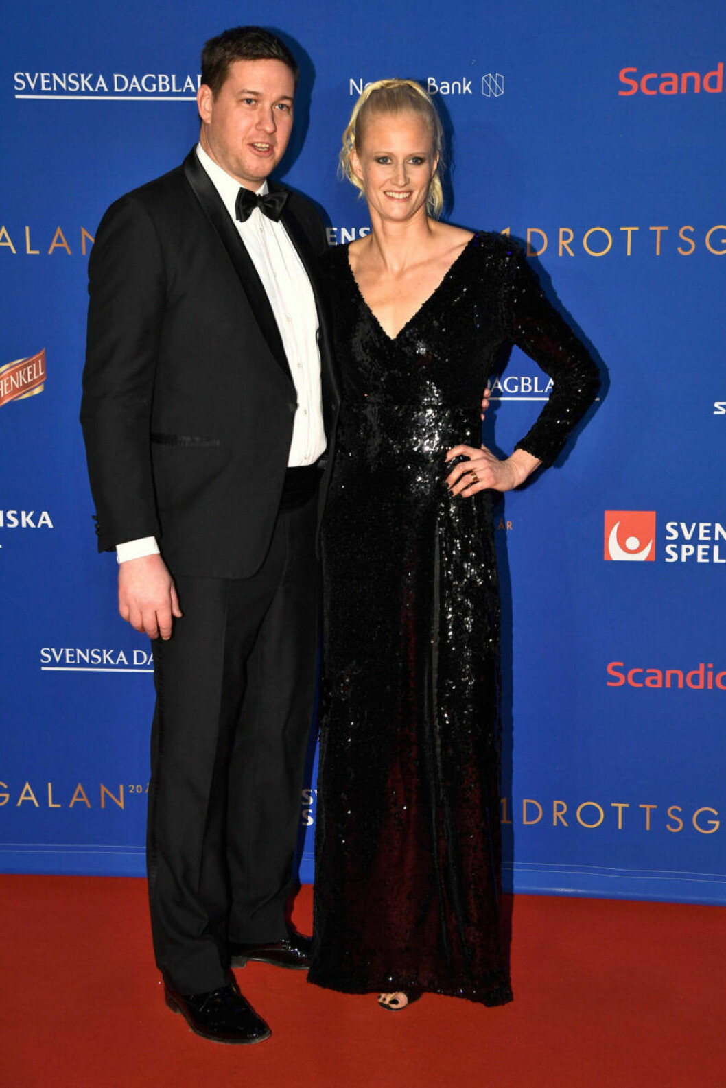 Patrik och Carolina Klüft. Röda mattan, Patrik och Carolina Klüft