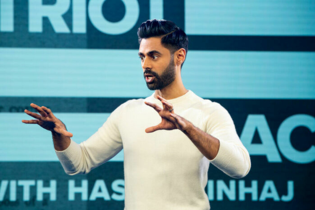 <em>Patriot Act with Hasan Minhaj </em>har premiär den tredje mars. <em>Foto: Netflix</em> Nytt på Netflix i mars 2019: Patriot Act with Hasan Minhaj