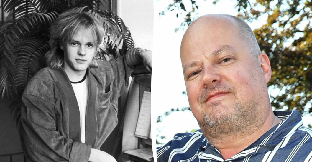 Paul Rein 1986 och 2019.