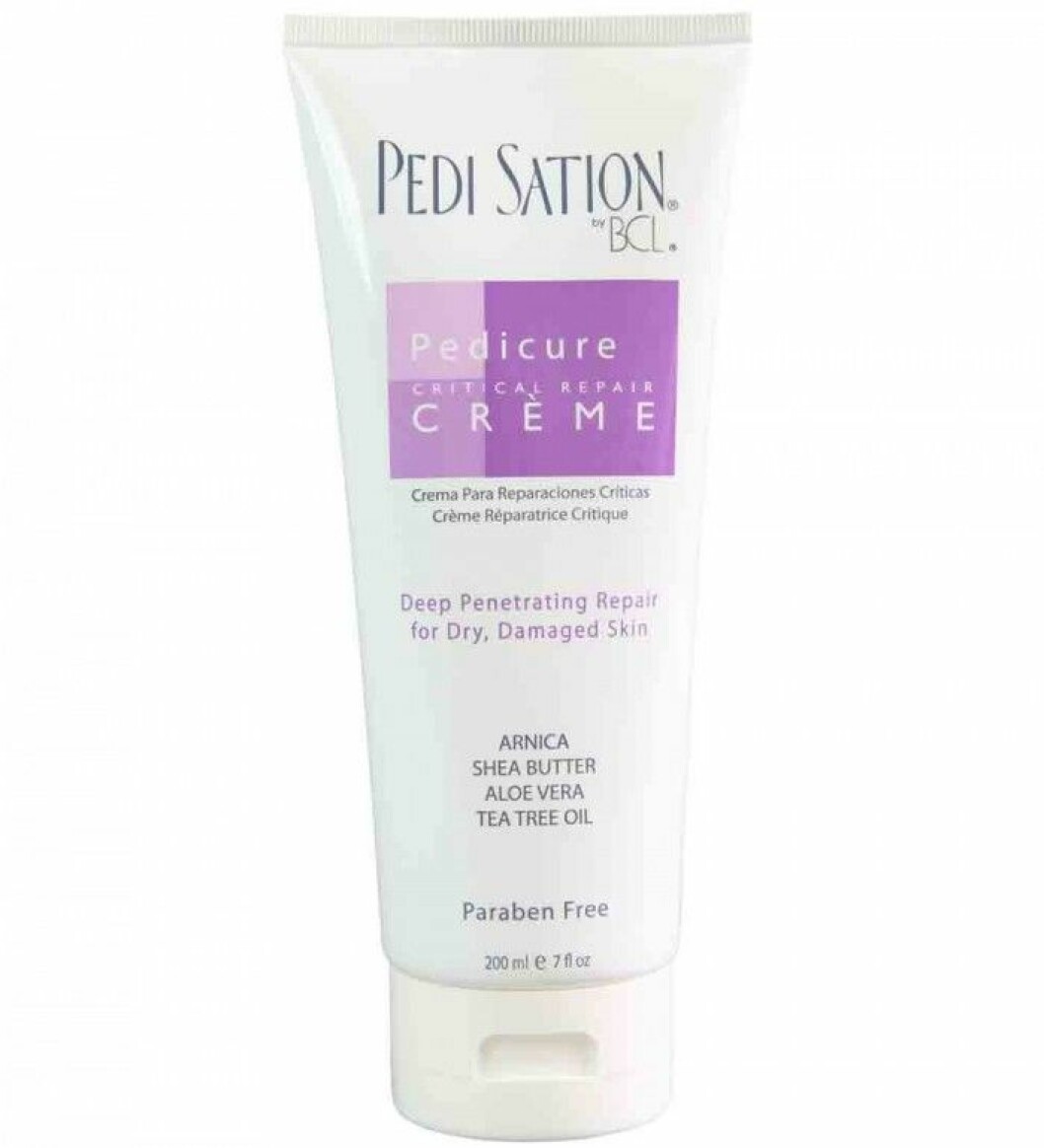 <strong>Krämig</strong><br>Pedicure Critical Repair Crème från Pedi Sation har en härligt krämig konsistens och ger en sval känsla som sitter i länge. Ca 115 kr. Krämig Pedicure Critical Repair Crème från Pedi Sation har en härligt krämig konsistens och ger en sval känsla som sitter i länge. Ca 115 kr.