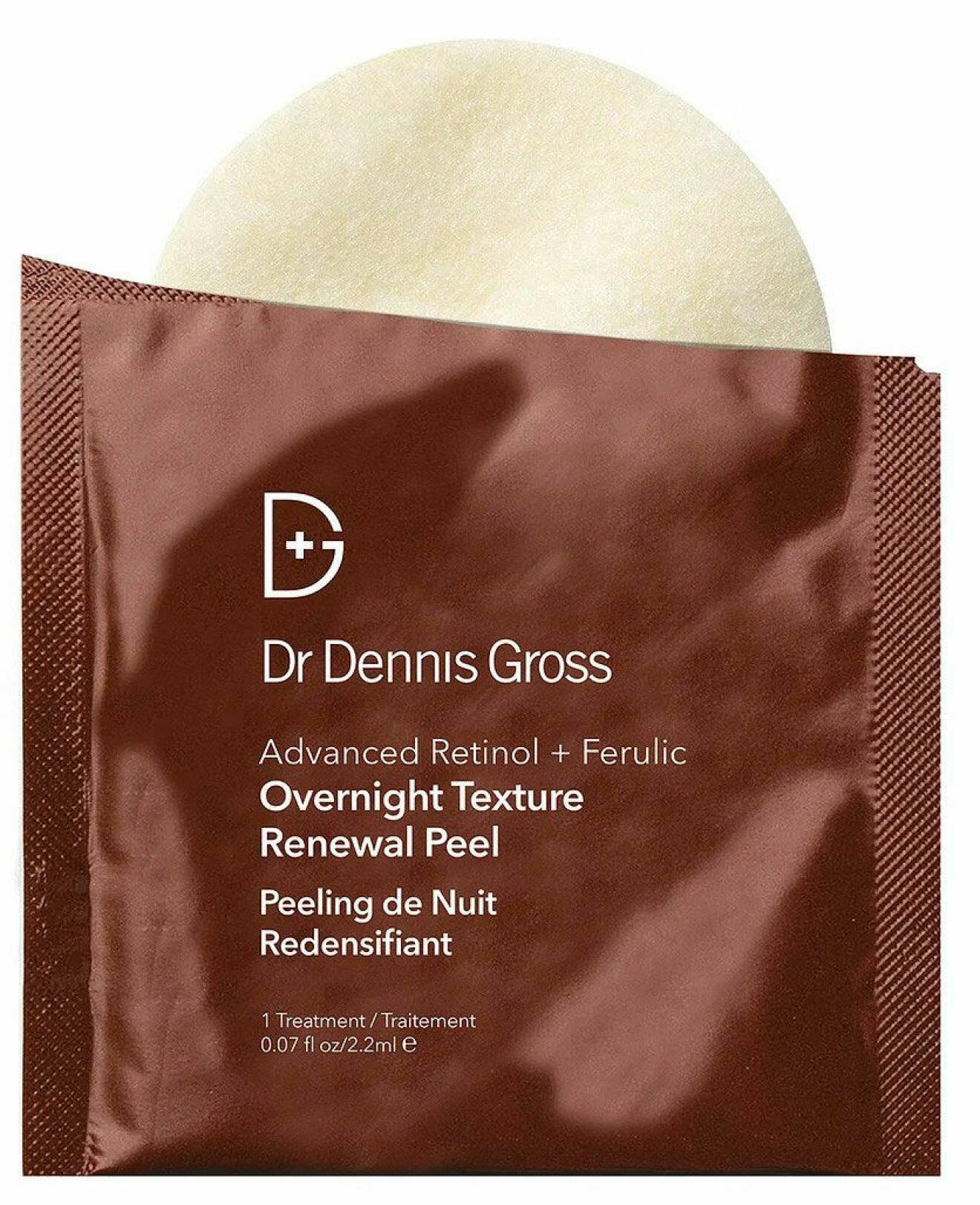 Advanced Retinol + Ferulic Overnight Texture Renewal Peel från Dr Dennis Gross.