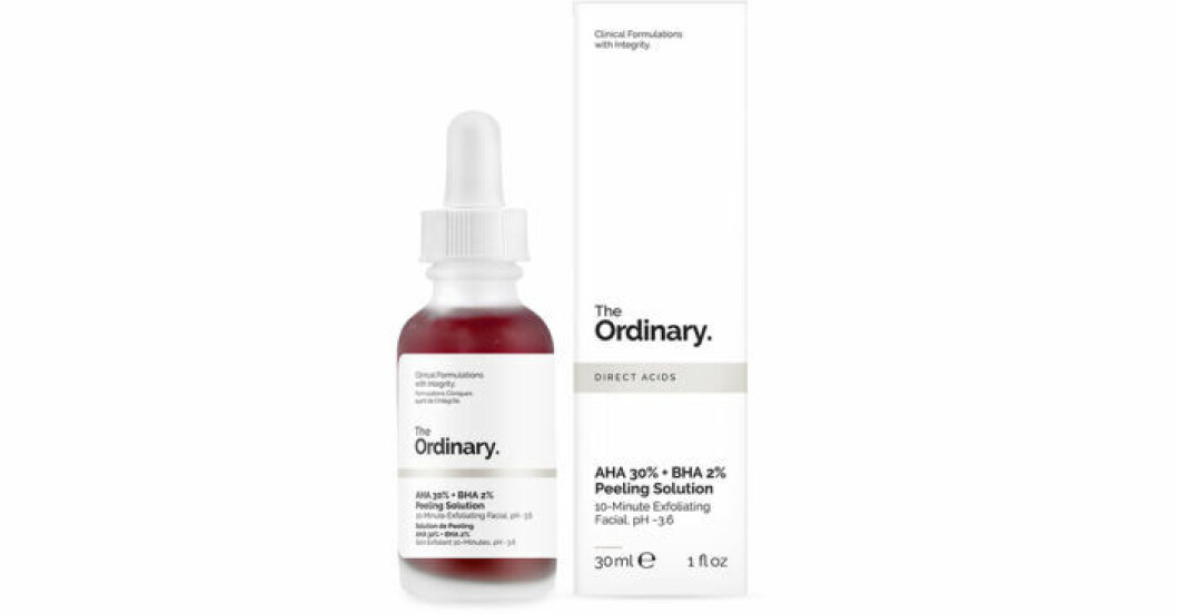 Exfolierande peeling fårn The Ordinary