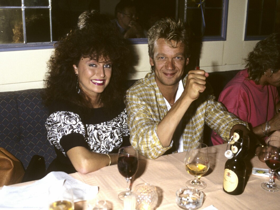 Björn Skifs och hans Pernilla, 1987.