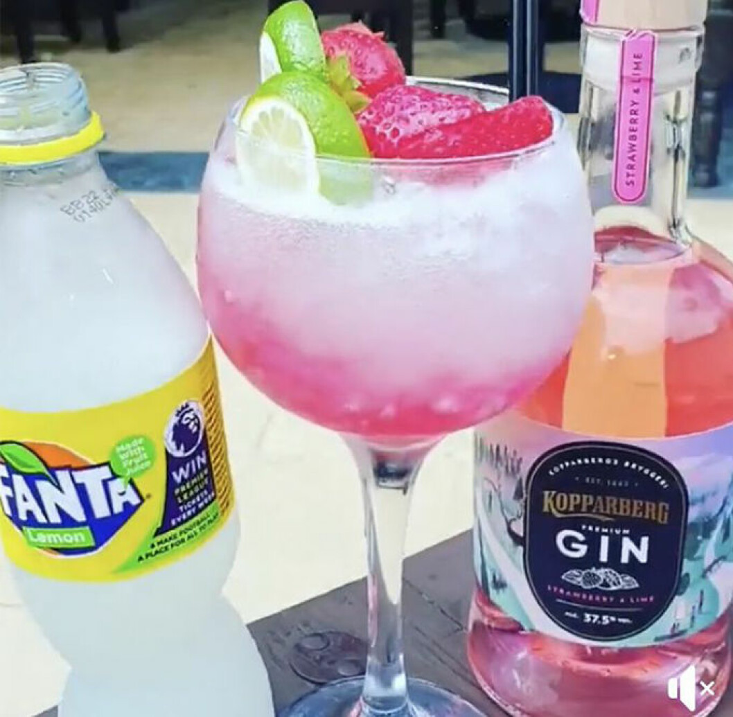pink gin fanta