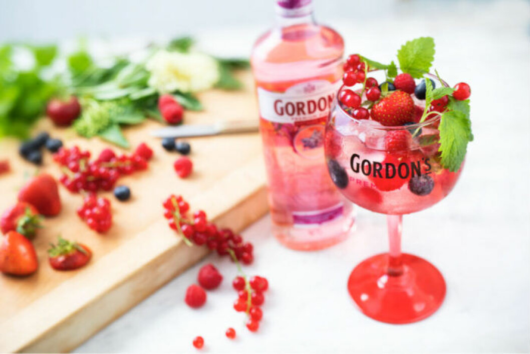 Gordon's drink Pink tonic.