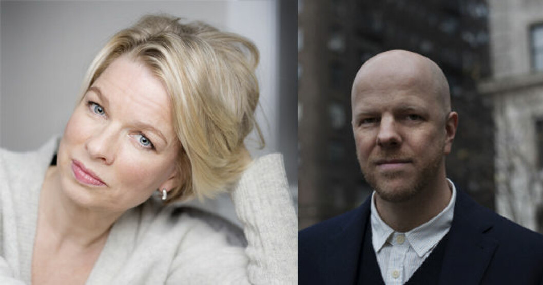 Författarna Linn Ullman och Martin Gelin. Foto: Agneta Brun och Sofia Runarsdotter pockethojdare17101