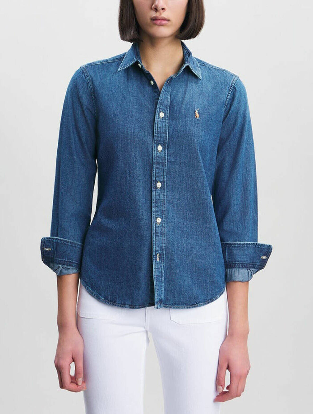 Jeansskjorta med tvättad effekt från Polo Ralph Lauren