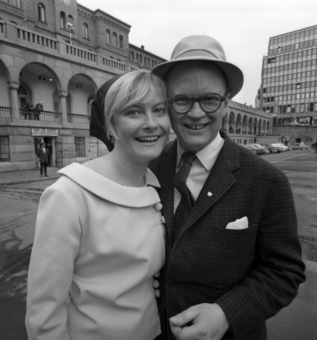 Povel Ramel och Monica Zetterlund, 1966.