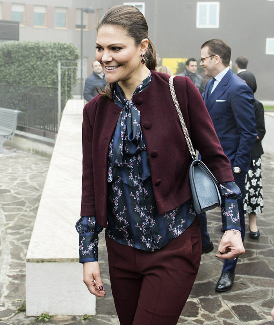 Crown Princess Victoria, Visit to hospital San Raffaele, Milan, Italy Swedish Royals visit to Milan, Italy 2016-12-17 (c) Carolina Byrmo / IBL Bildbyr Kronprinsessparets resa till Milano, Italien - besˆk p forskningssjukhuset San Raffaele