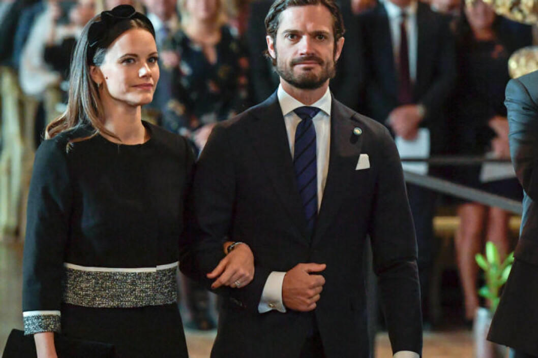 Prinsessan Sofia klädd i svart diadem på Riksmötets öppnande i september förra året. <em>Foto: Janerik Henriksson/TT</em> Prinsessan Sofia i svart diadem