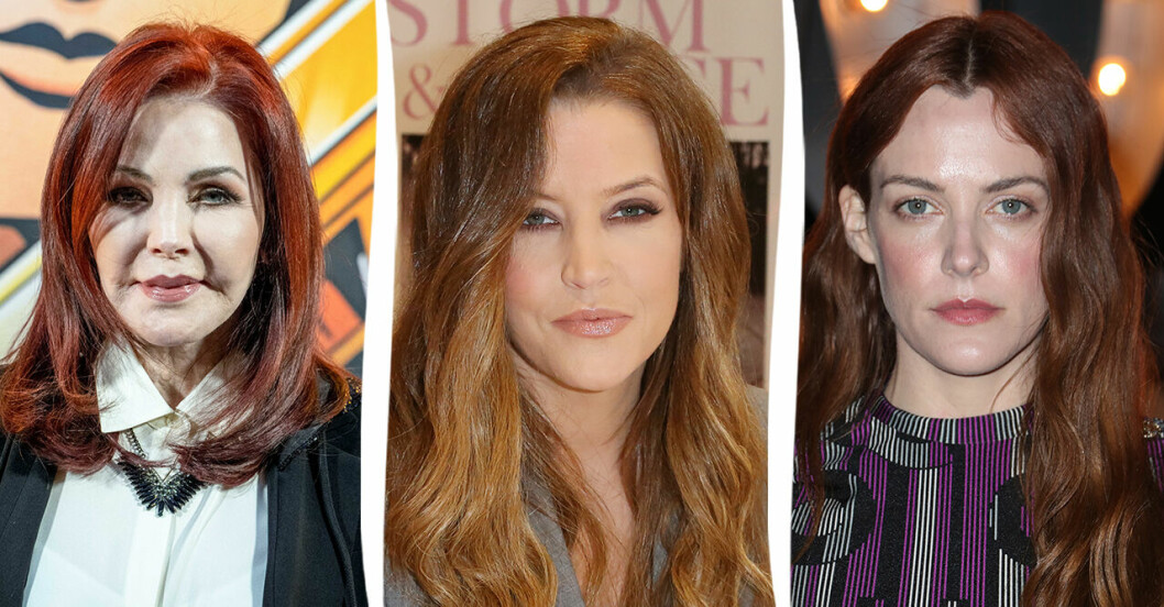 Hela familjen Presley har levt i rampljuset i årtionden. Priscilla Presley, Lisa Marie Presley, Riley Keough