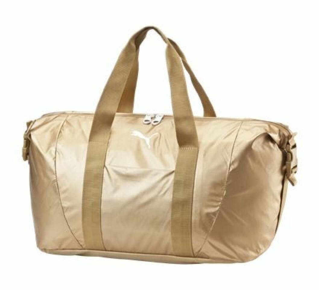 <a href="https://www.intersport.se/produkter/puma-fit-at-workout-bag-gold-vaska-p280556?farg=280559">Träningsväska</a>, 649 kr, Puma/intersport.se. sportbag-guld-puma