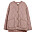 rosa quiltad jacka med kontrastsömmar från Kappahl
