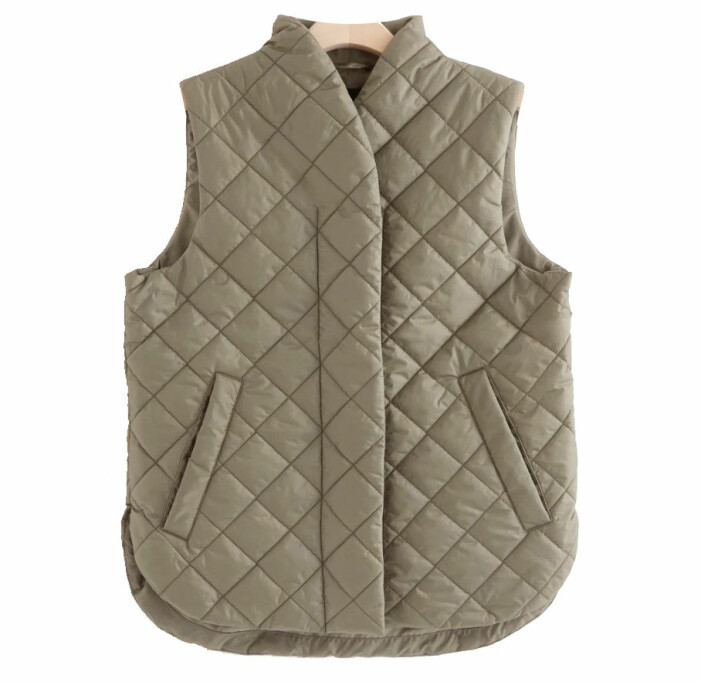 quiltad väst lindex