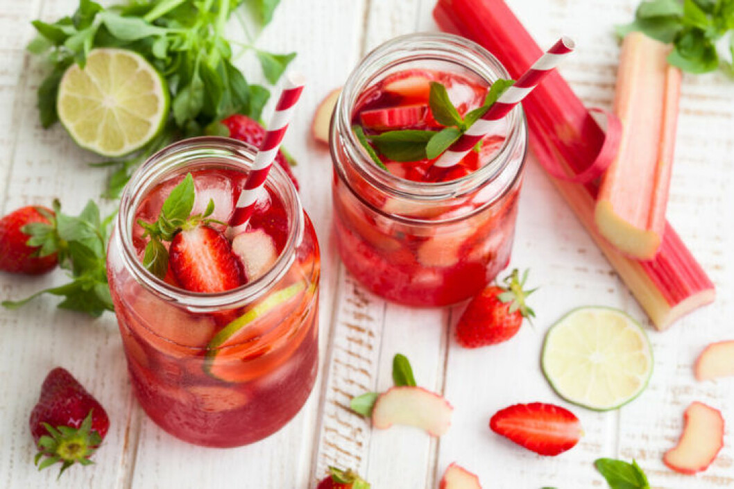 Recept Bellini med rabarber