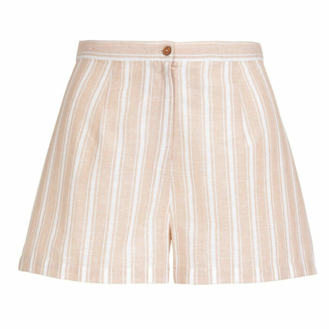 Randiga linneshorts