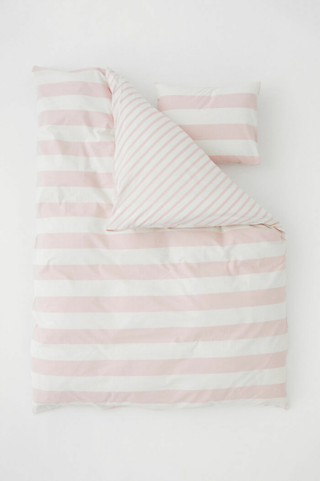 Randigt bäddset från H&M home