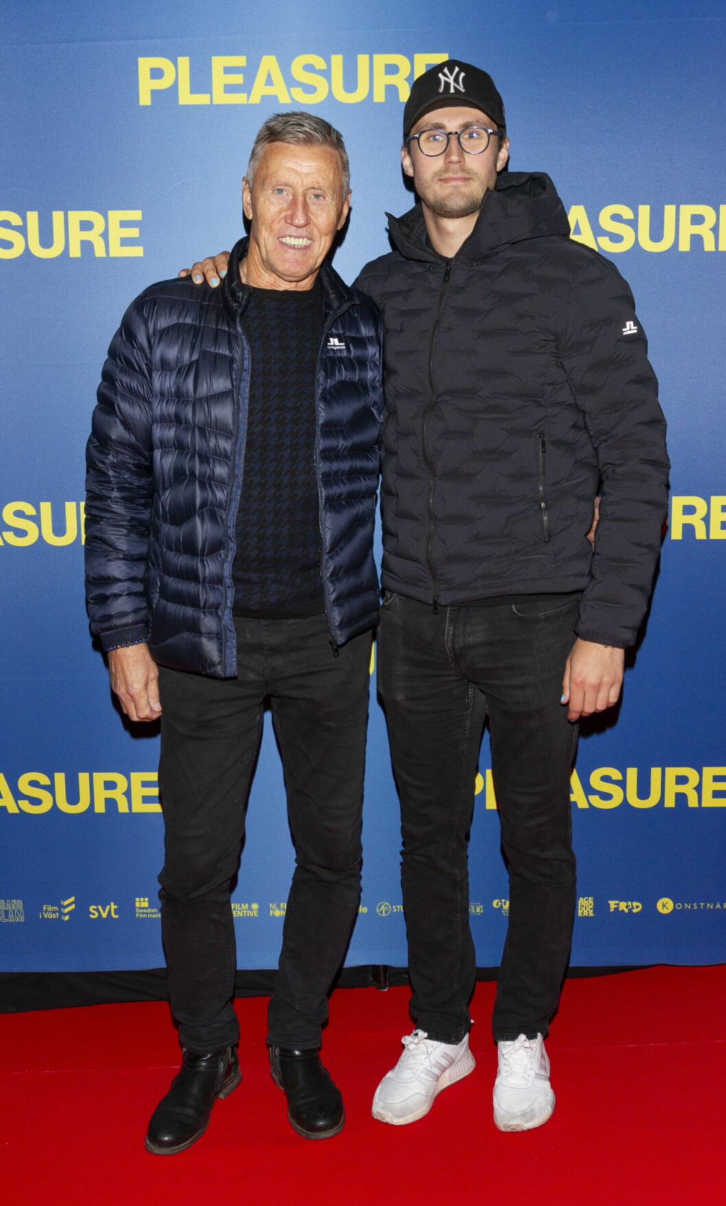 Börje och Rasmus Salming gjorde nyligen varandra sällskap på röda mattan. börje och rasmus salming