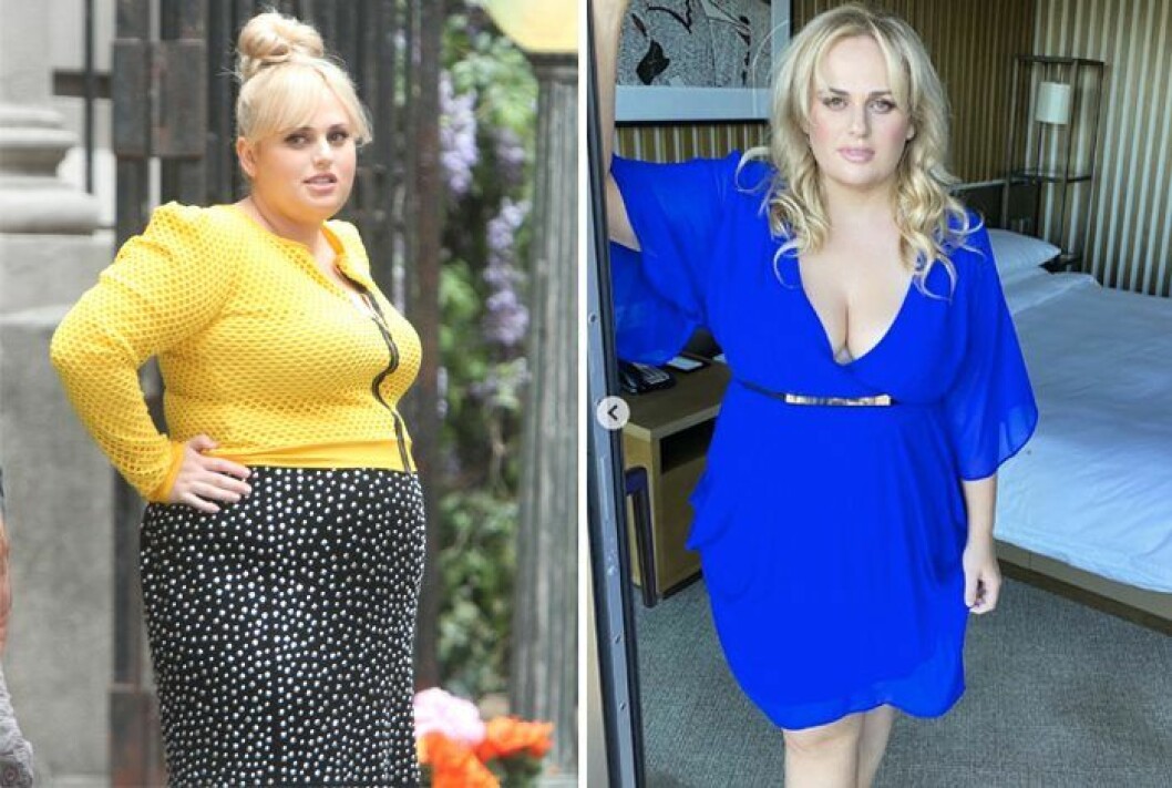 Rebel Wilson 2017 vs. 2020. Foto: Mediapunch/REX, Instagram Rebel Wilson