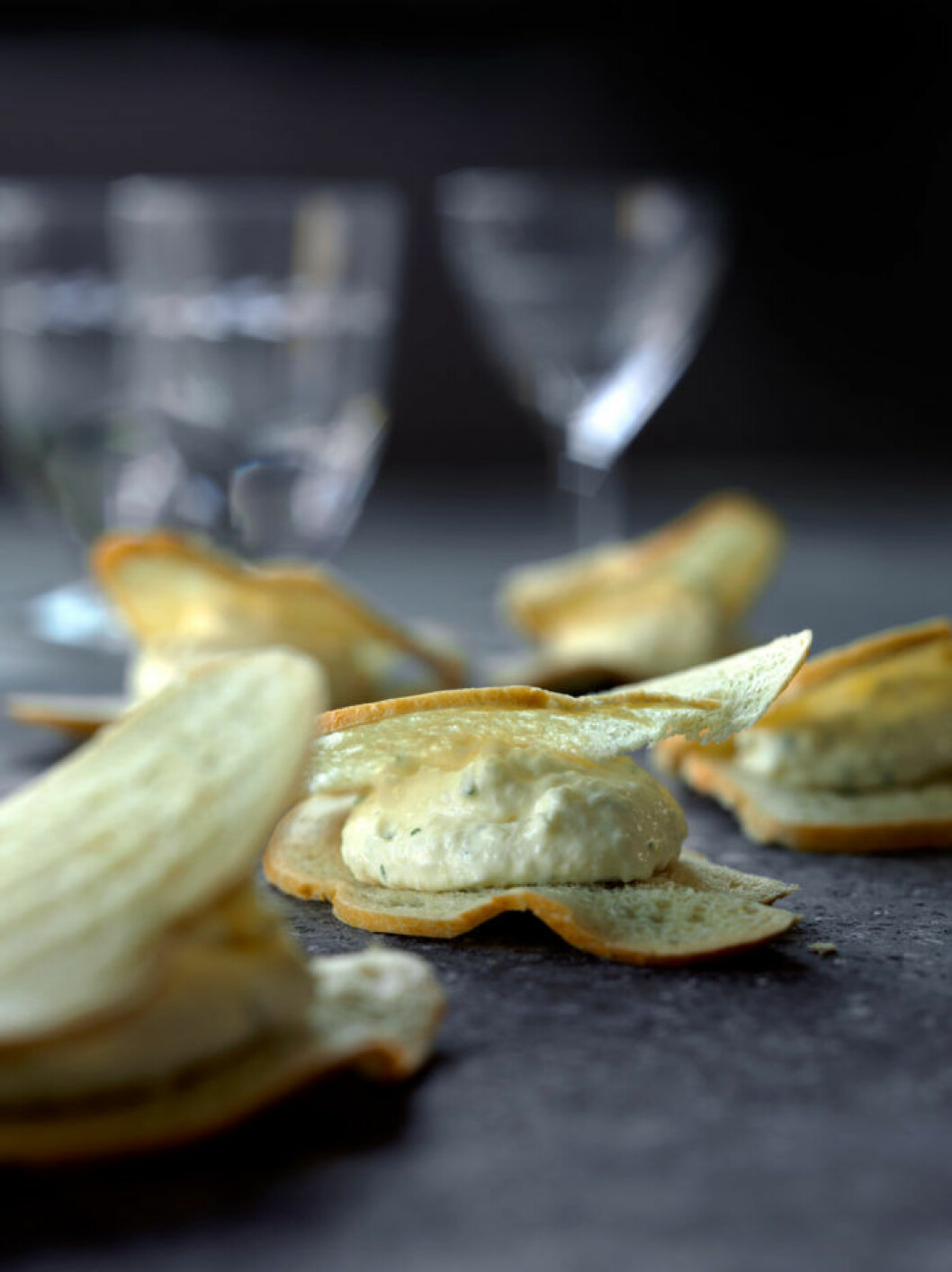 flarn med citron och parmesan.