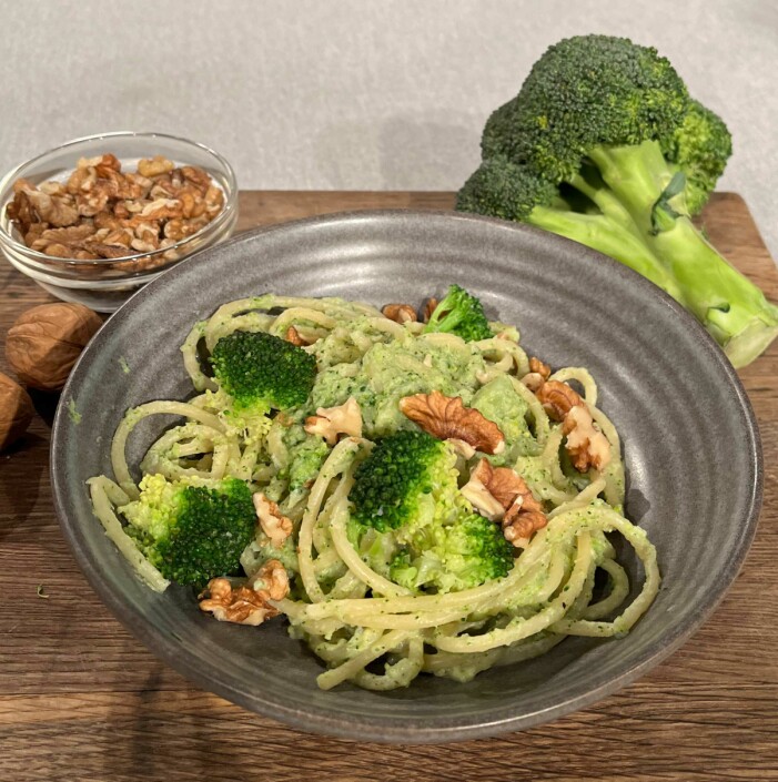 Recept på pasta med broccoli och ädelost