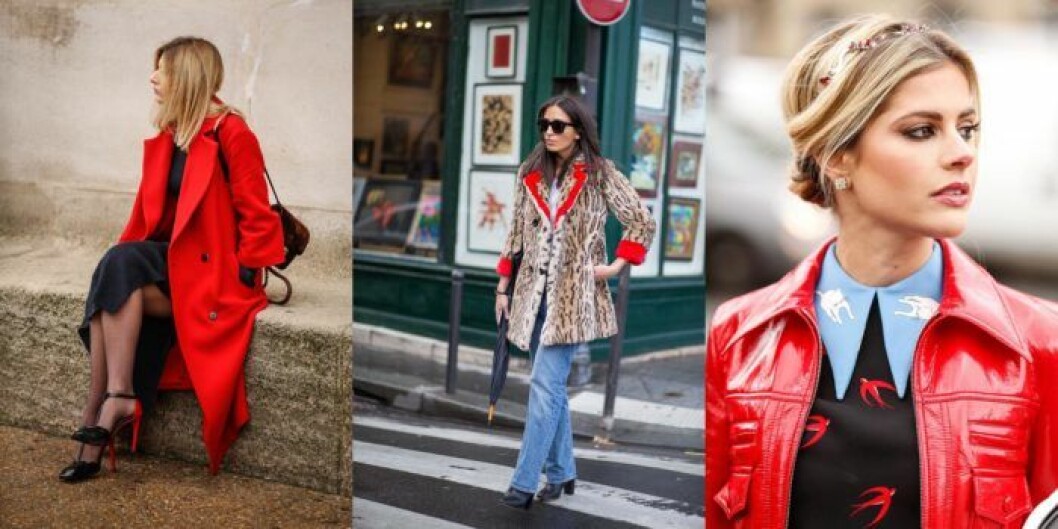 Inspirerande i rött!<br> Foto: Jonas Gustavsson streetstyle-red-photo-jonas-gustavsson