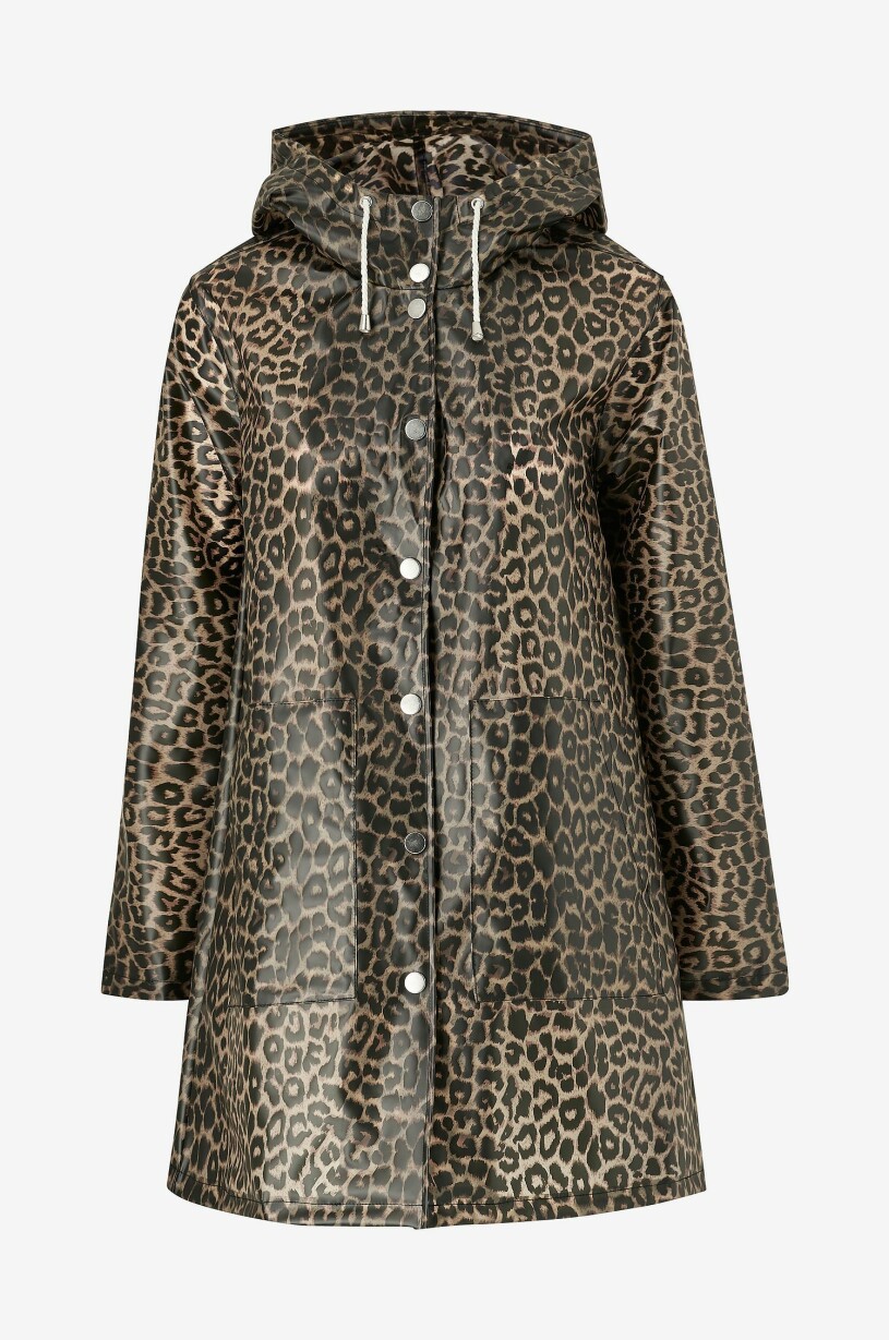 regnjacka leopardmönster ellos
