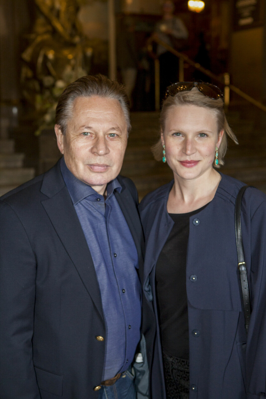 Reine Brynolfsson med dottern Julia på röda mattan 2014. reine och julia brynolfsson
