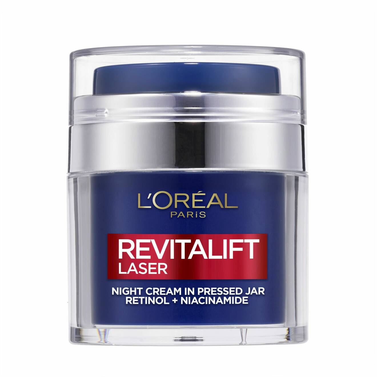 Revitalift Laser Night Cream in Pressed Jar från L’Oréal.