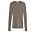 Ljusbrun ribbstickad tröja i merinoull för dam från Arket
