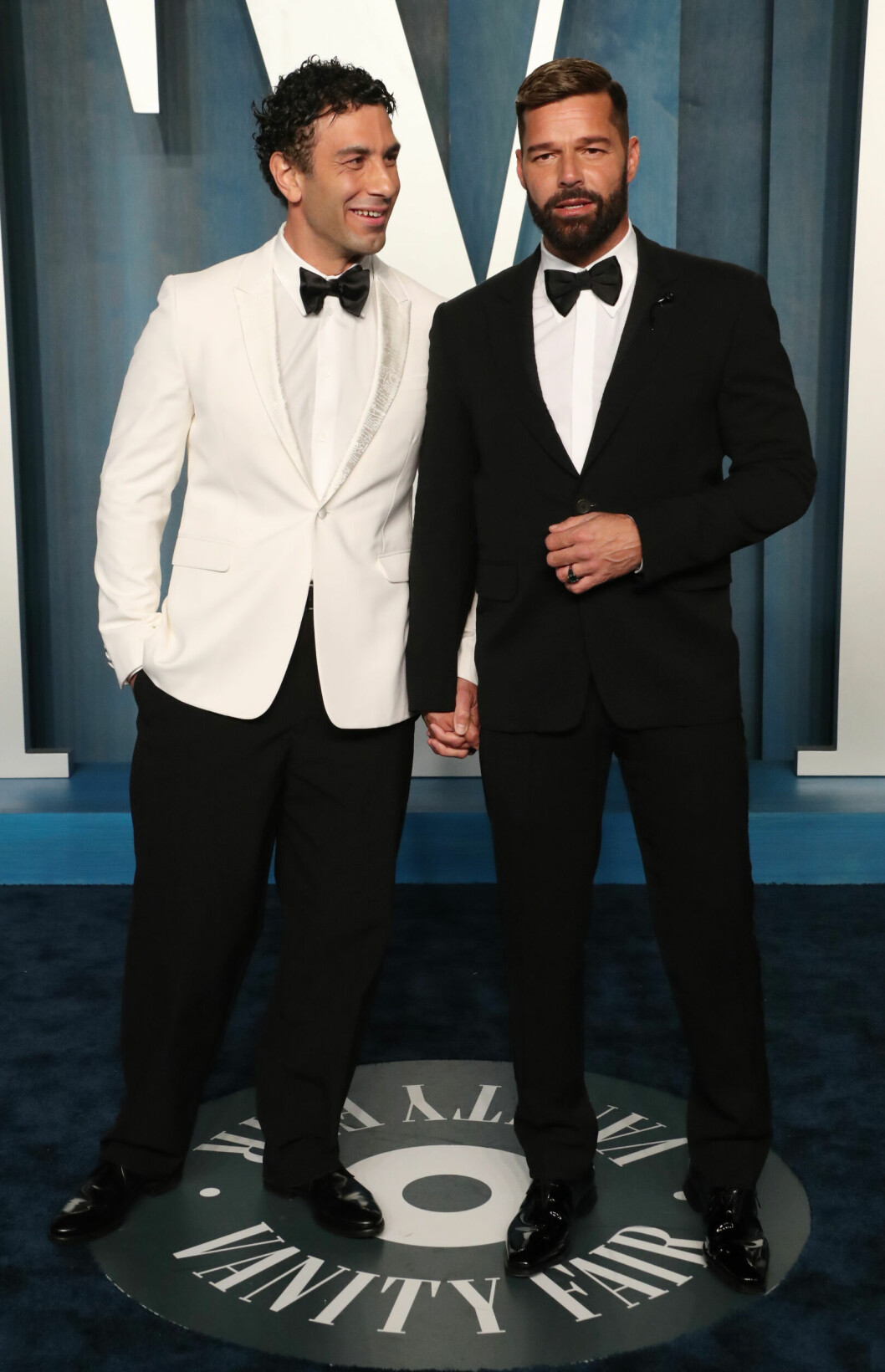 Ricky Martin och äkta maken Jwan Yosef på röda mattan 2022.