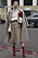 Roberta Benteler - red &amp; beige outfit