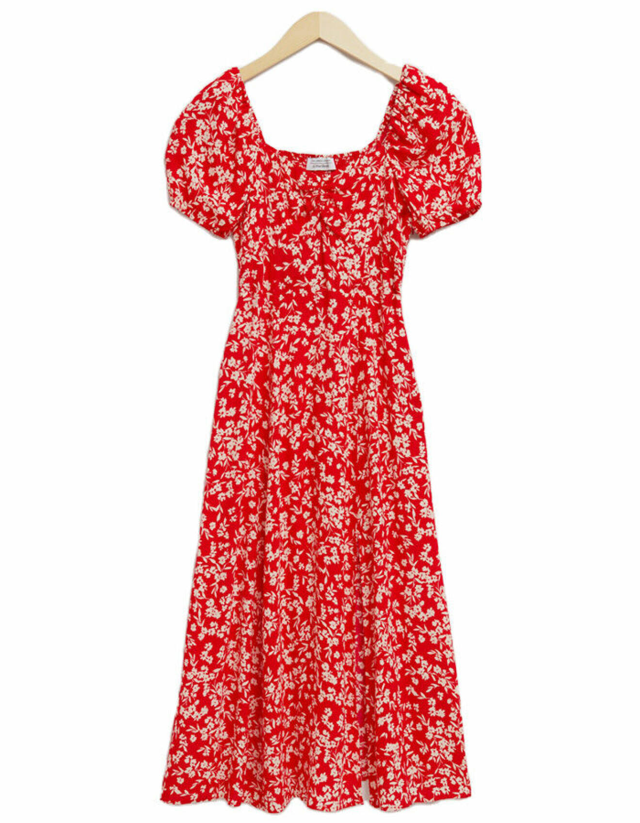 röd blommig klänning från &amp; Other STories