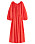 röd klänning dam