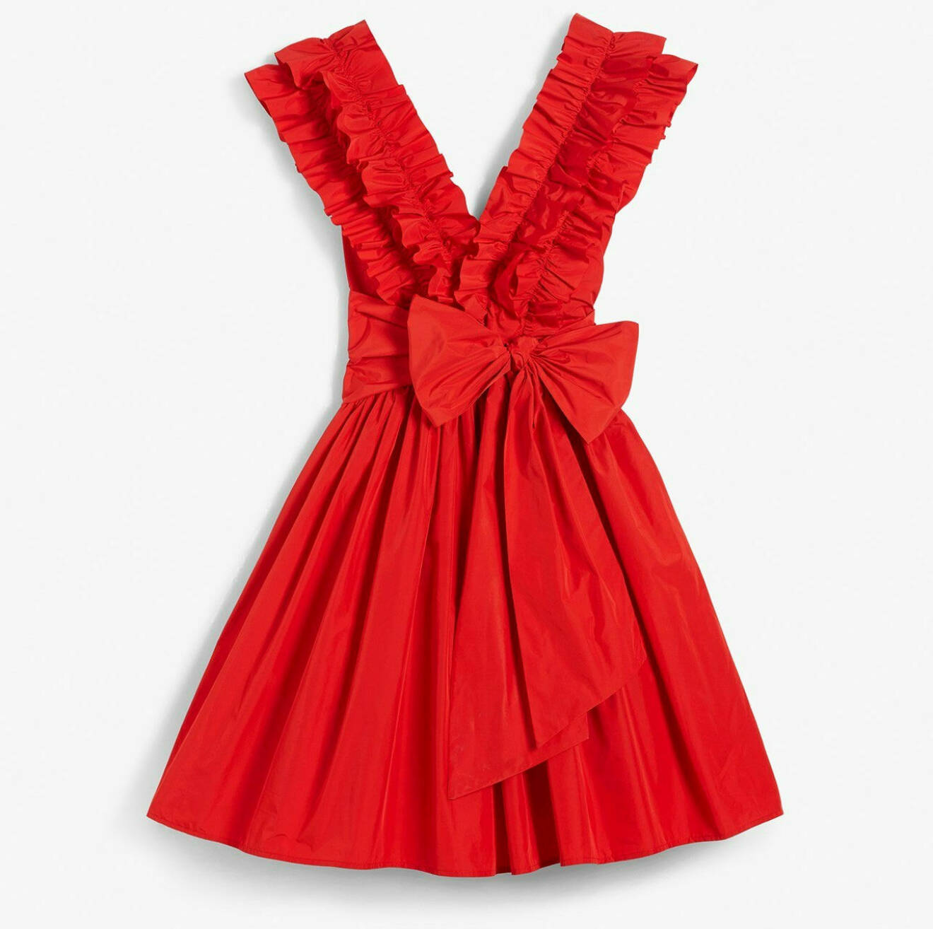 Röd klänning från Kappahl.