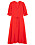 röd klänning med puffärm för dam från kappahl