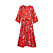 Mönstrad röd klänning från Twist & Tango. 