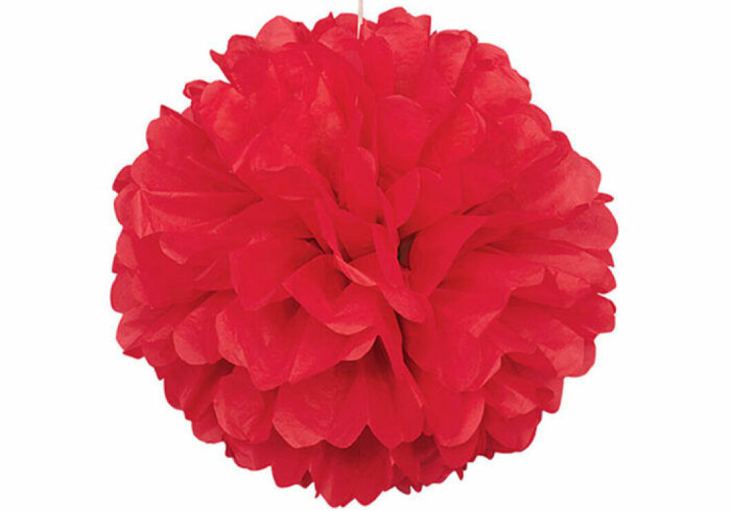 Röd popom
