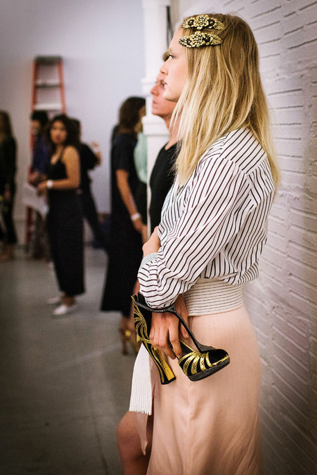 Rodarte blandar tidlösa skjortränder med retroglamour. Foto: Jonas Gustavsson rodarte