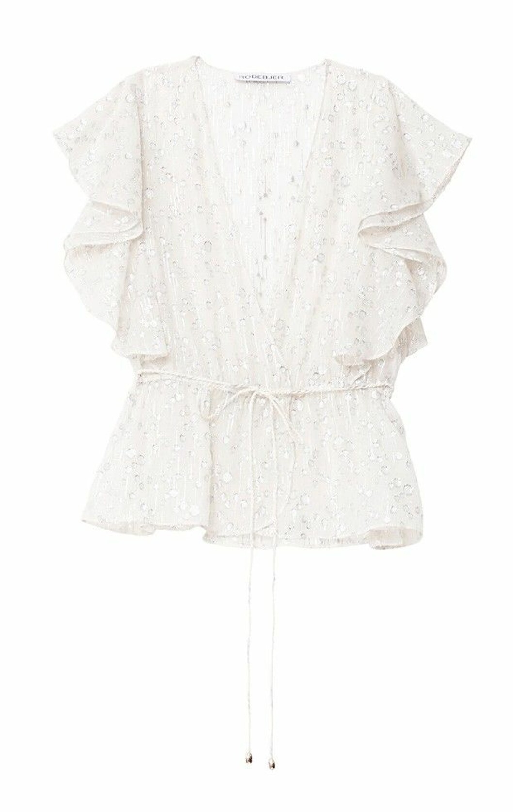 <a href="http://www.rodebjer.com/shop/tops-blouses/blouse-mela-white.html" target="_blank">Volangblus</a>, 2 499 kr, Rodebjer. vit-volangblus-rodebjer