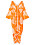rodebjer strandkaftan i orange för dam