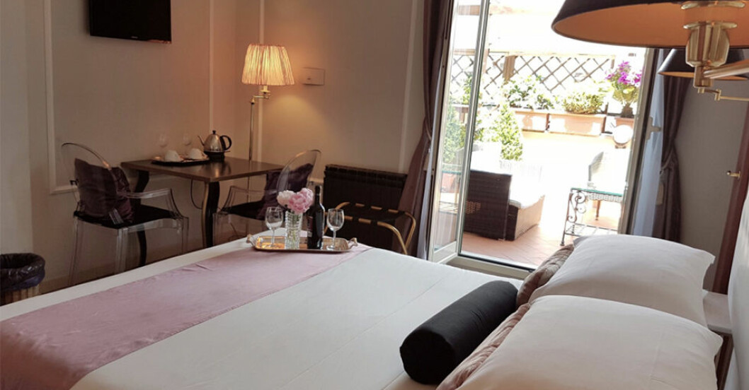 Romantiska hotell för en weekend i Rom